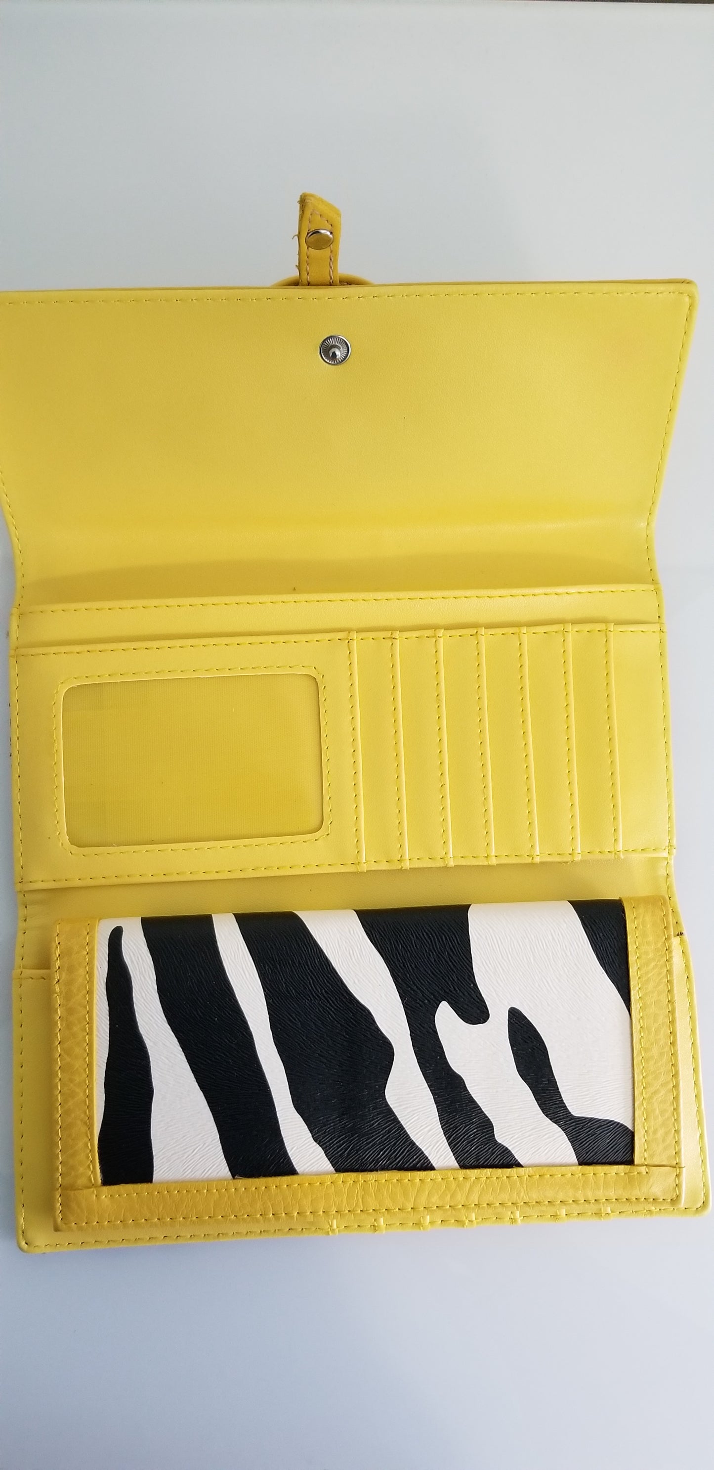 'Jolene' Zebra Striped Wallet by Lithyc - lithyc.com