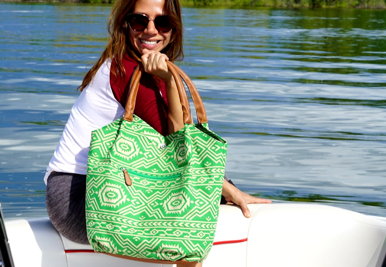 Bueno 2-in-1 'Lucy' Aztec Canvas Tote