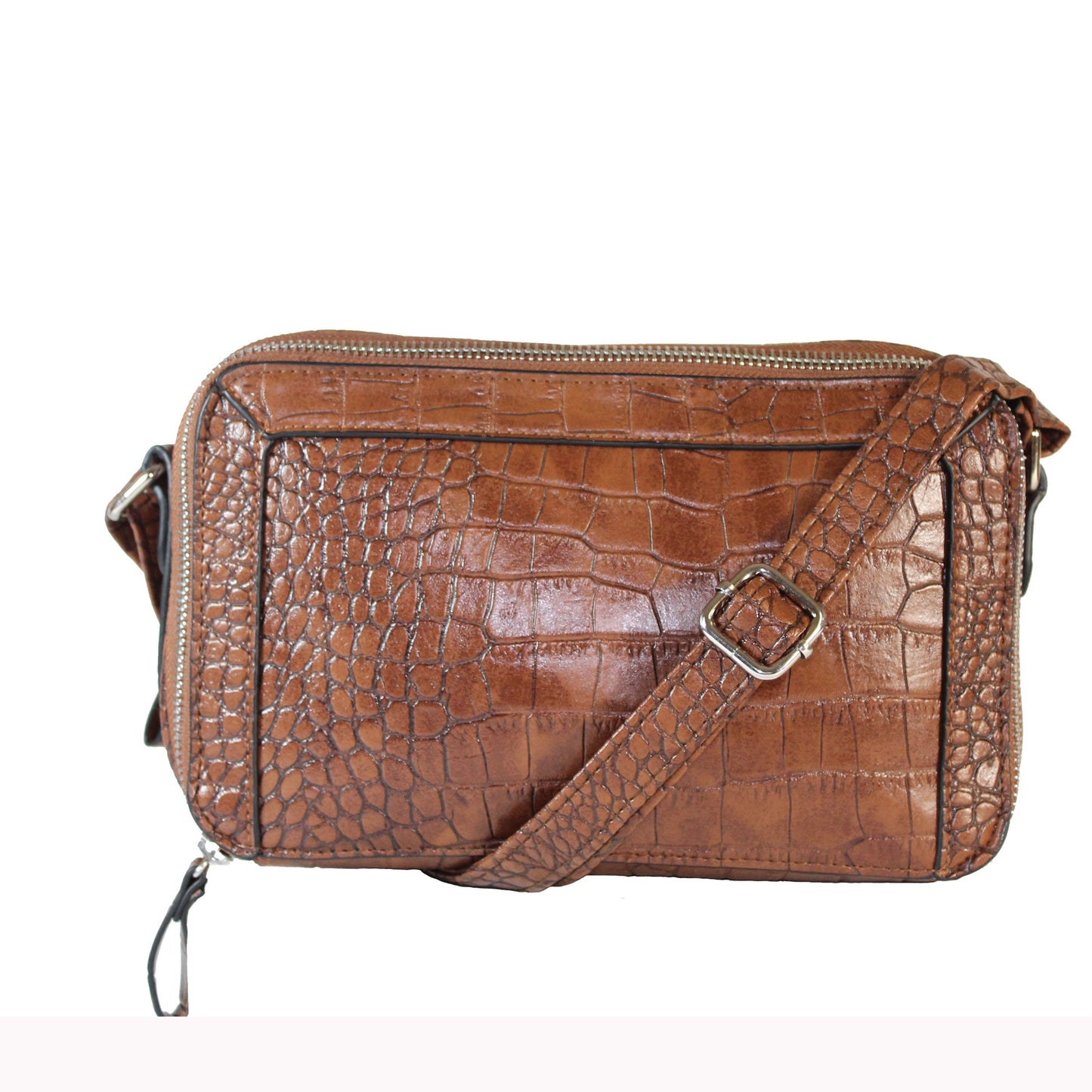 "Maxie" Croc Embossed Crossbody by Bueno - lithyc.com