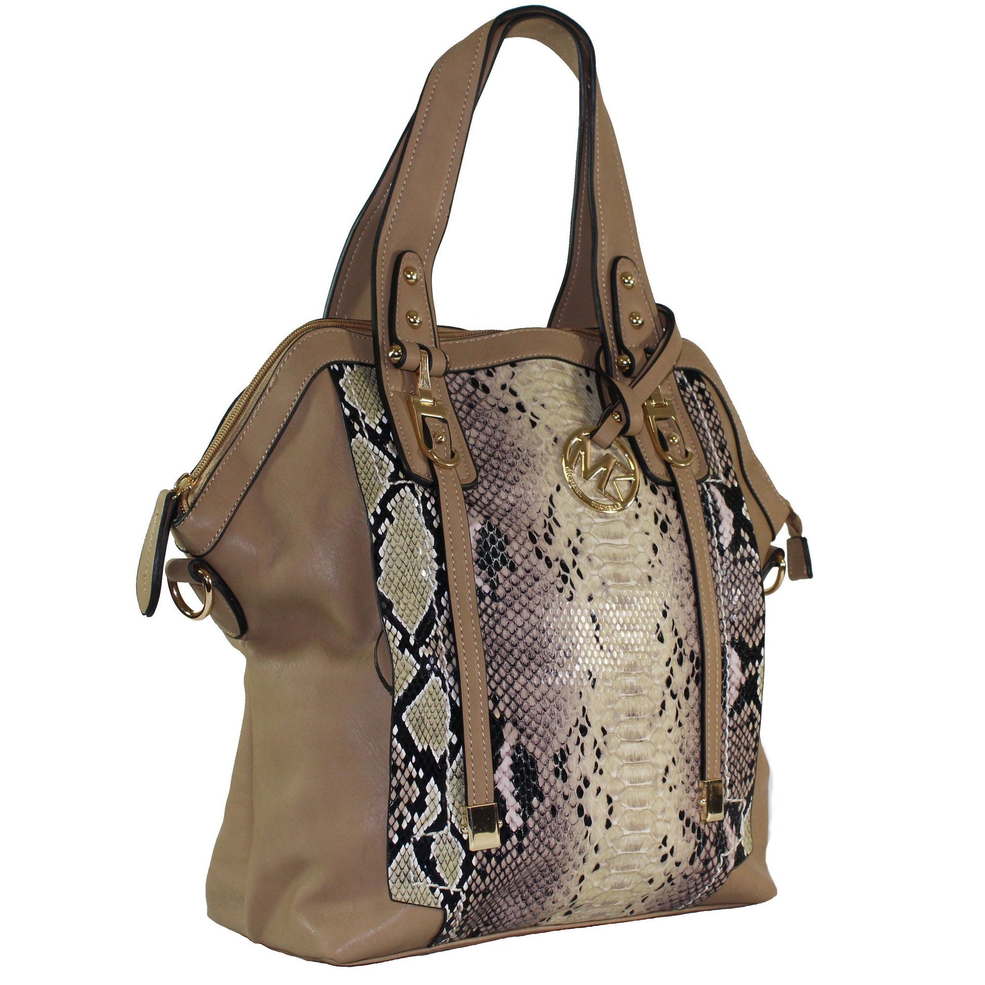 Michael Michelle "Sadie" Snake Skin Shoulder Bag - lithyc.com