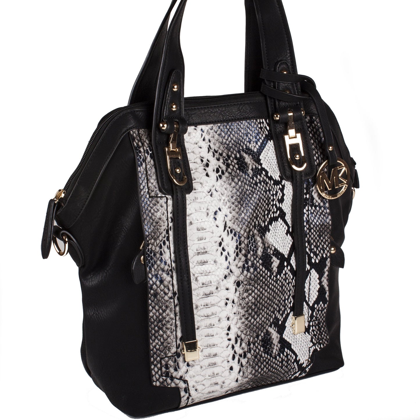 Michael Michelle "Sadie" Snake Skin Shoulder Bag - lithyc.com